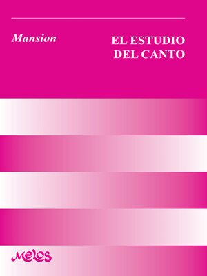 cover image of El estudio del canto